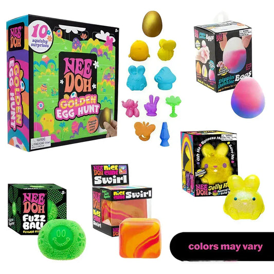 Needoh Golden Egg Treasure Hunt Blind Box Needoh Fidget Toys Anti-stress Sensory Squeeze surprises Toy gifts For Kids Adults